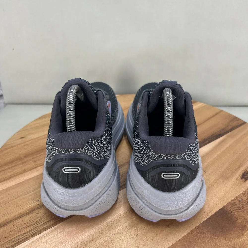 Brooks Ghost Max 2 Womens Running Shoes Grey Purple 1204201B005 Size 8 Medium B